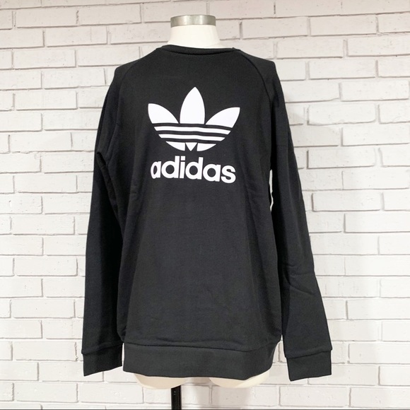 Adidas Originals Trefoils Crewneck Sweatshirt - Picture 1 of 10